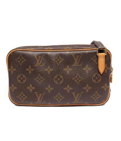LOUIS VUITTON ショルダーバッグ 斜め掛け モノグラム ポシェット・マルリーバンドリエール M51828 レディース ルイ・ヴィトン