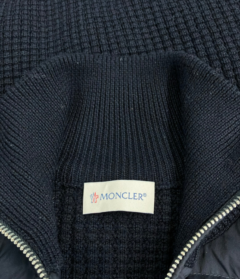 MONCLER ニット切替ダウンカーディガン H20919B00005 メンズ SIZE S モンクレール