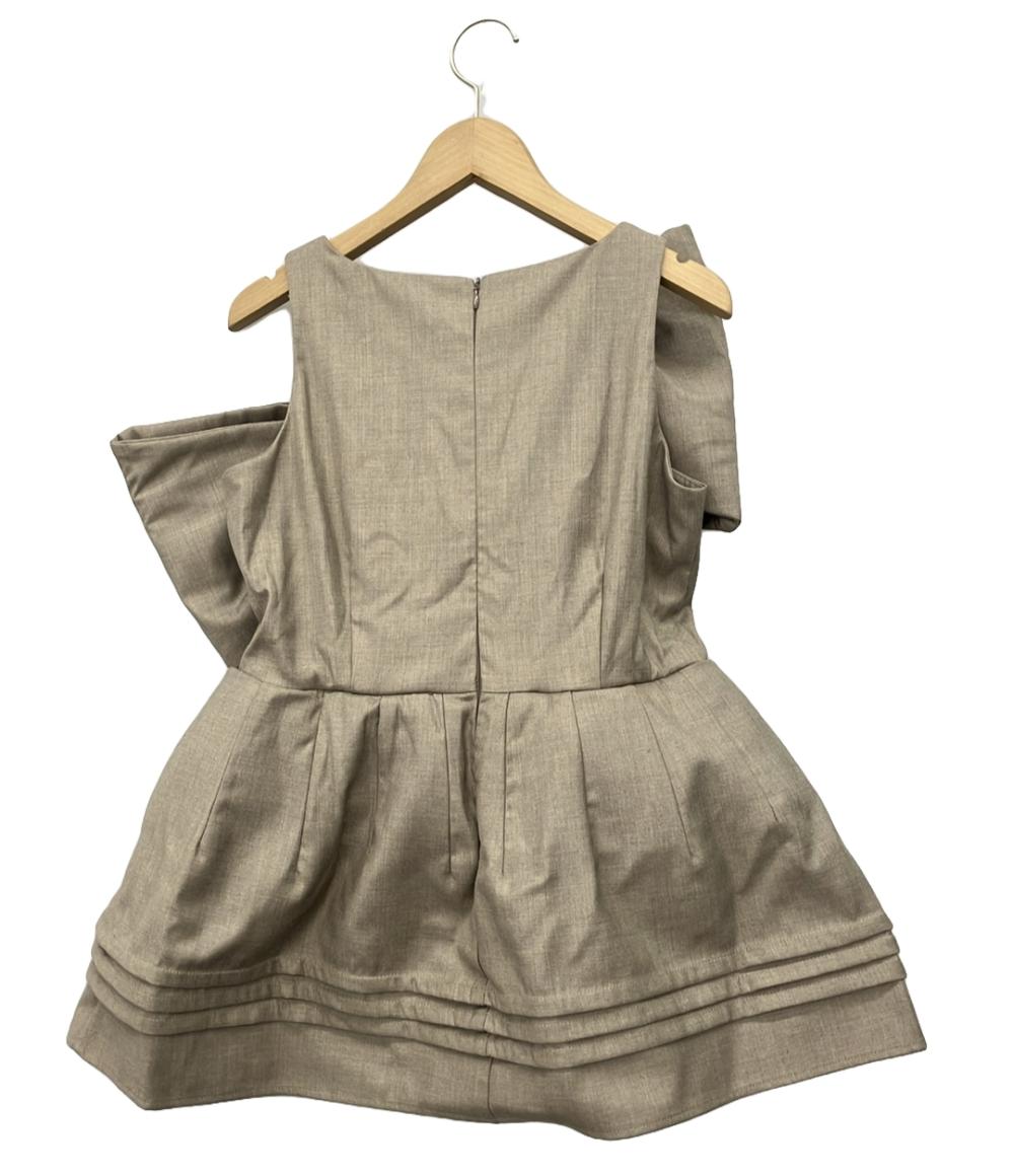 美品 ビビィ. ノースリーブワンピース リボントップス B40-TS066BEF レディース SIZE F (M) Bibiy.