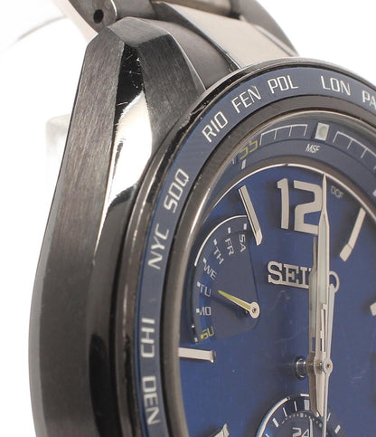SEIKO 腕時計 ブライツ Brightz ソーラー ブルー 8B63-0AS0 メンズ セイコー