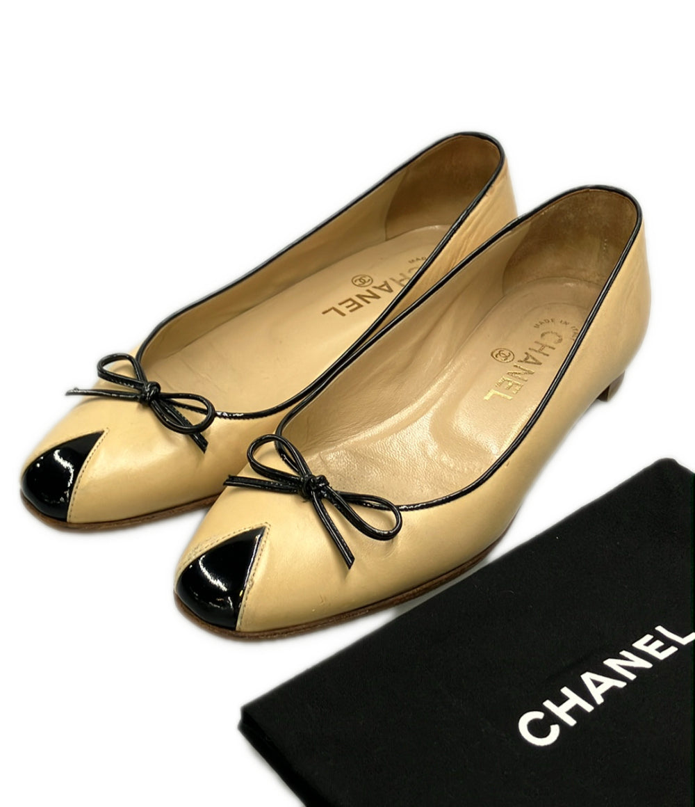 CHANEL フラットパンプス レディース SIZE 38 シャネル