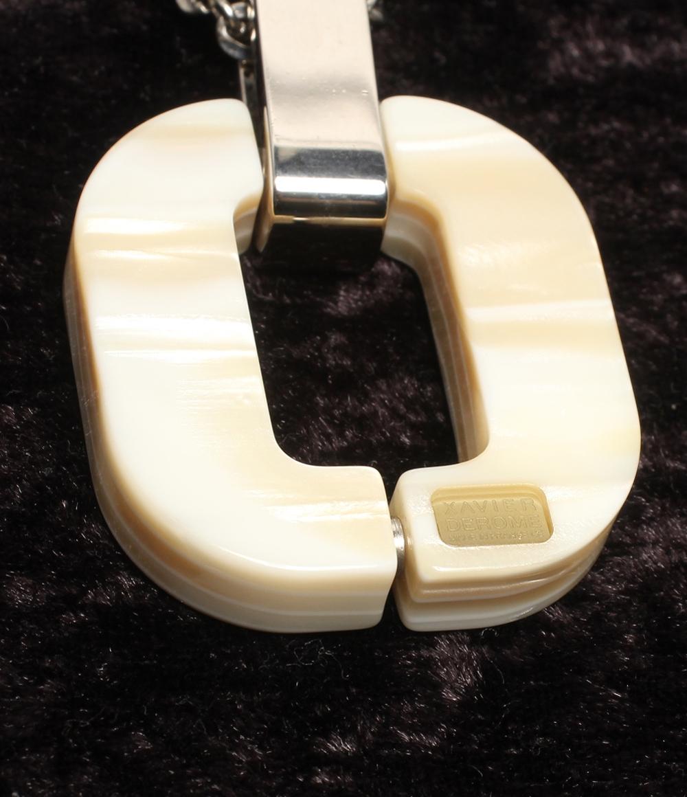 美品 XAVIER-DEROME ネックレス グラスホルダー レディース ザビエルデローム