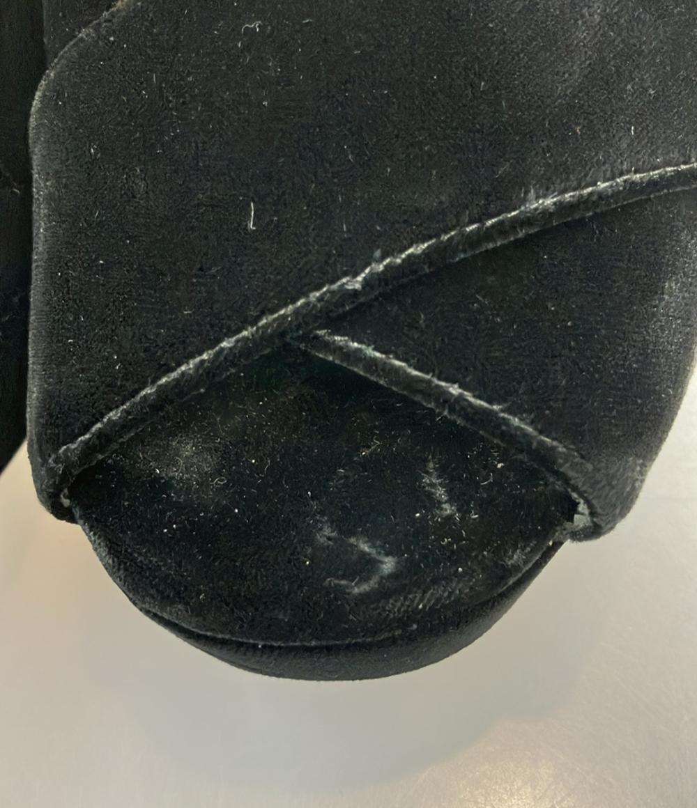 PRADA プラットフォームサンダル ベルベット レディース SIZE 35 1/2 22.5(cm) プラダ