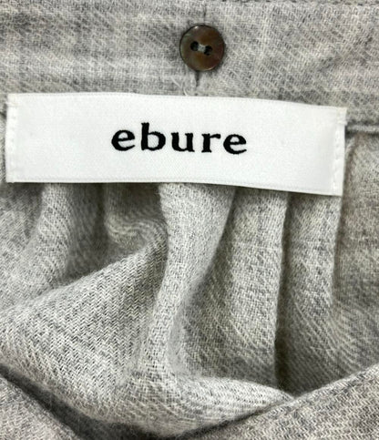 エブール 長袖ワンピース バンドカラー フロートビエラボウタイ レディース SIZE 38 (M) ebure