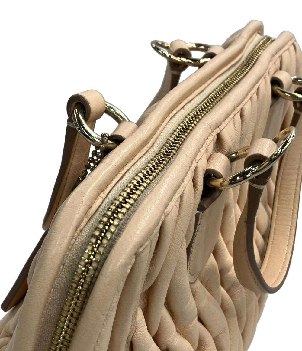 COACH ハンドバッグ ショルダーバッグ 2WAY 斜め掛け ミニノリータ サッチェル ギャザー 34370 レディース コーチ