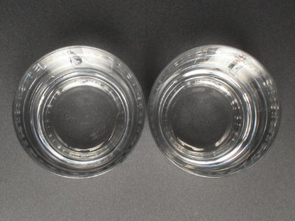 美品 ティファニー グラス タンブラー 2点セット ペア スウィング TIFFANY&Co.