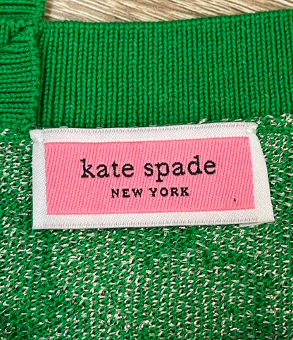 Kate Spade フローラルスペード Vネックニットトップス レディース SIZE XS ケイトスペード