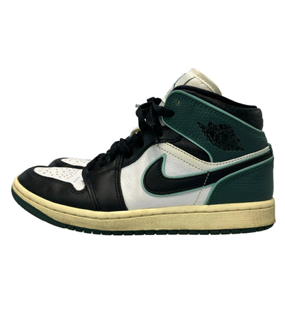 NIKE ミドルカットスニーカー Air Jordan 1 Mid FQ7818-100 レディース SIZE 24.0 ナイキ