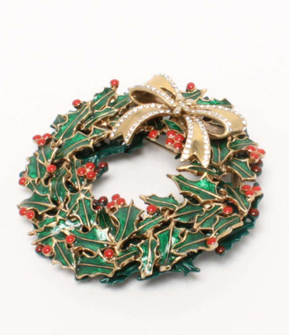 Violetta ブローチ クリスマス リースモチーフ レディース ヴィオレッタ