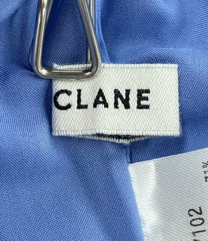 美品 クラネ ストライプショートパンツ ドッキングシャツスリーブ 19110-7102 レディース SIZE 1 (M) CLANE