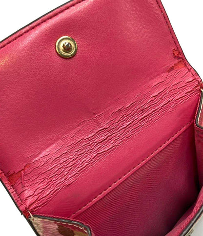 訳あり COACH 三つ折り財布 F53758 レディース コーチ