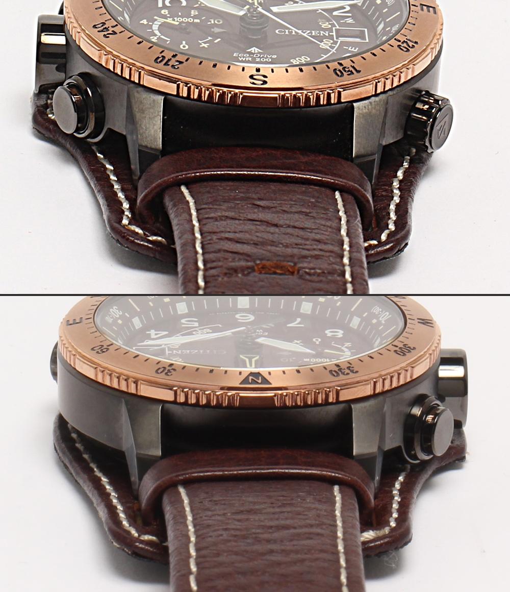 CITIZEN 腕時計 LAND アルティクロン ソーラー ブラウン J280-R013572 メンズ シチズン