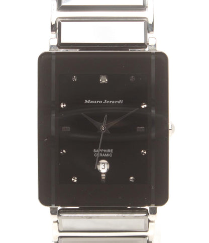 Mauro Jerardi 腕時計 クオーツ ブラック MJ-3080 メンズ マウロジェラルディ