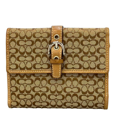 コーチ 二つ折り財布 ミニシグネチャー レディース COACH