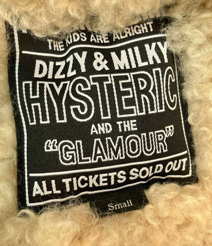 HYSTERIC GLAMOUR ランチコート コーデュロイ 裏地ボア 02253AC04 メンズ SIZE S ヒステリックグラマー