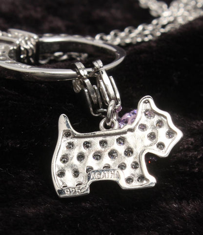 AGATHA ネックレス SV925 犬モチーフ ドッグモチーフ レディース アガタ