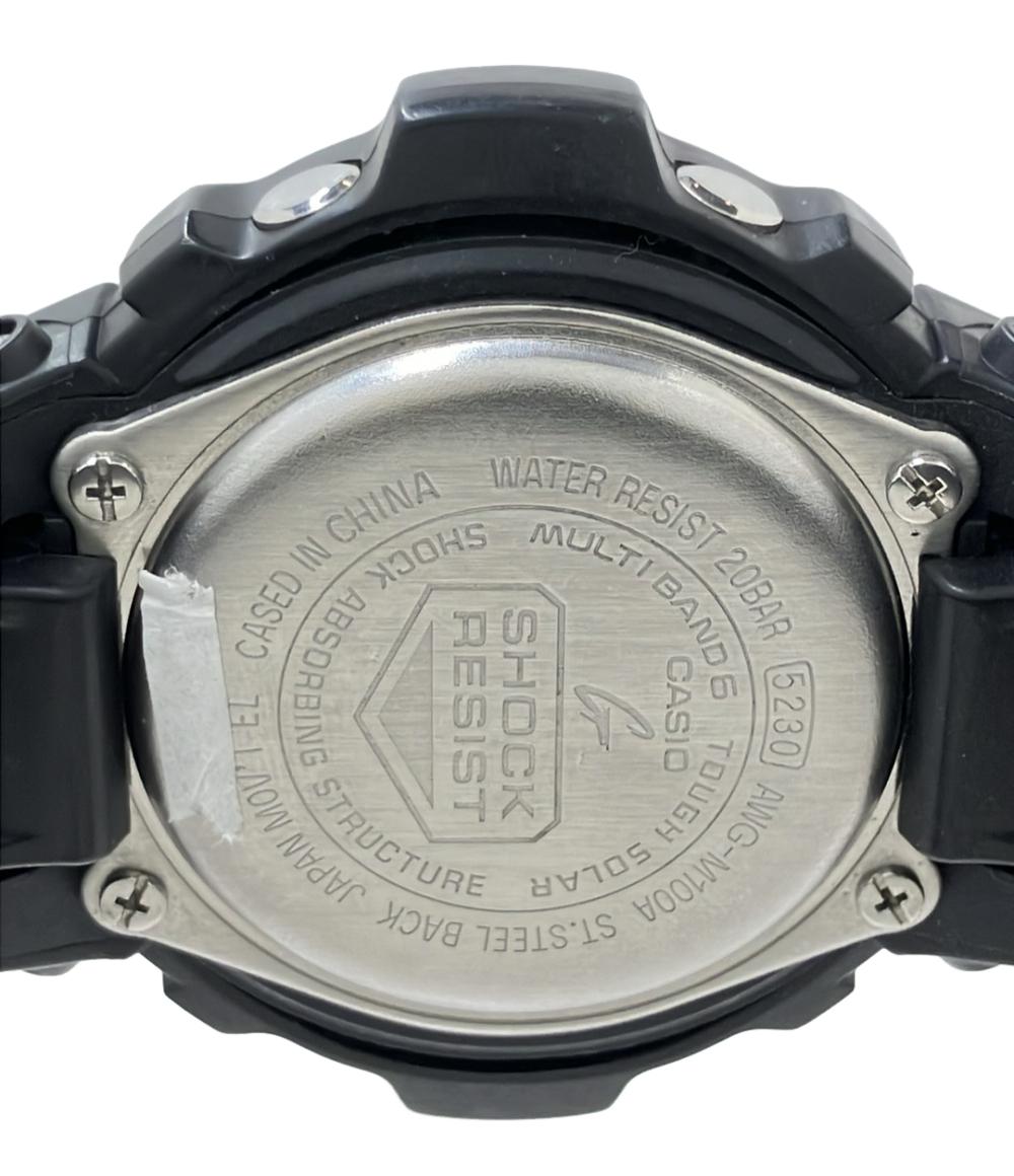 CASIO 腕時計 G-SHOCK ソーラー ブラック AWG-M100A メンズ カシオ