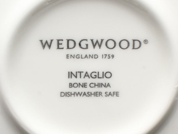 美品 WEDGWOOD デミタスカップ＆ソーサー インタグリオ ウエッジウッド