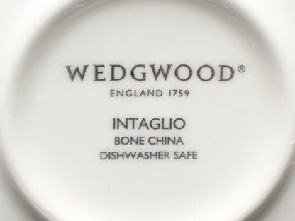美品 WEDGWOOD デミタスカップ＆ソーサー インタグリオ ウエッジウッド