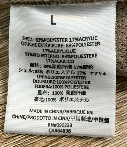 ESSENTIALS フリースジャケット カモフラ ボア メンズ SIZE L エッセンシャルズ