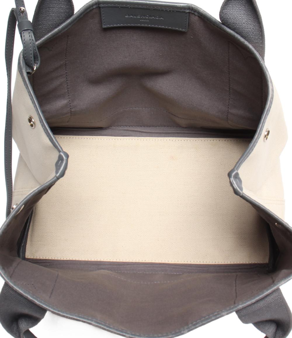 BALENCIAGA トートバッグ キャンバス ハンドバッグ ネイビーカバ S 339933AQ83N1381 レディース バレンシアガ
