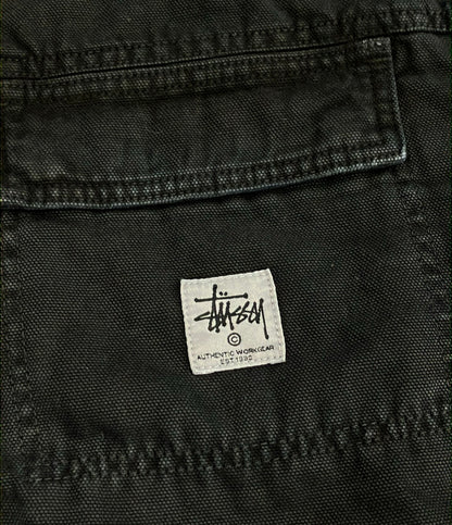 STUSSY ウォッシュド キャンバス ショップ ジャケット メンズ SIZE XL ステューシー