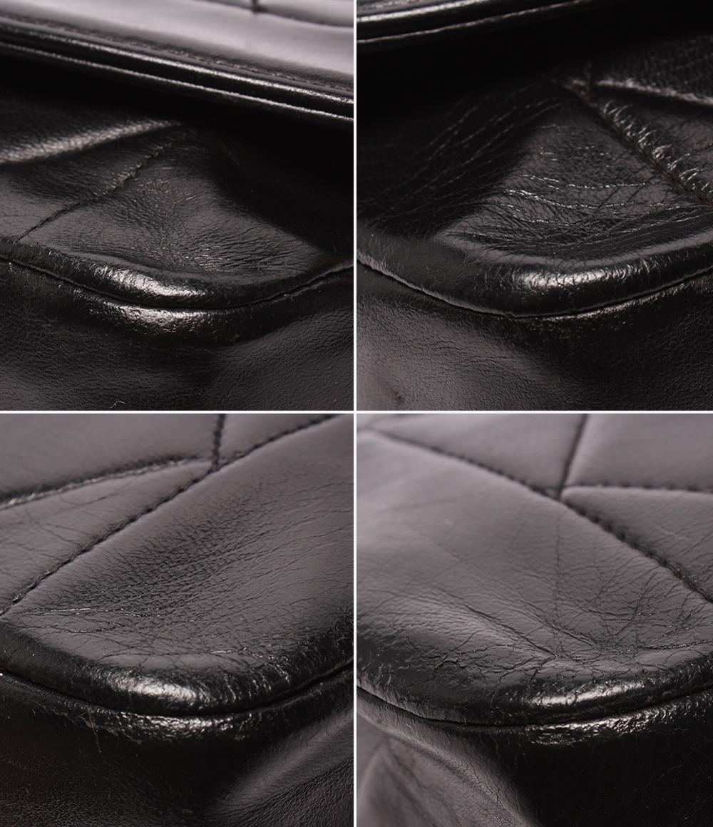 CHANEL チェーンショルダーバッグ シングルチェーン シングルフラップ ゴールド金具 マトラッセ ダイアナ22 レディース シャネル