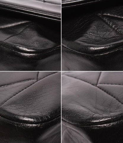 CHANEL チェーンショルダーバッグ シングルチェーン シングルフラップ ゴールド金具 マトラッセ ダイアナ22 レディース シャネル