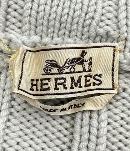 エルメス シルクカシミヤ混  ジップニットカーディガン メンズ SIZE S (S) HERMES