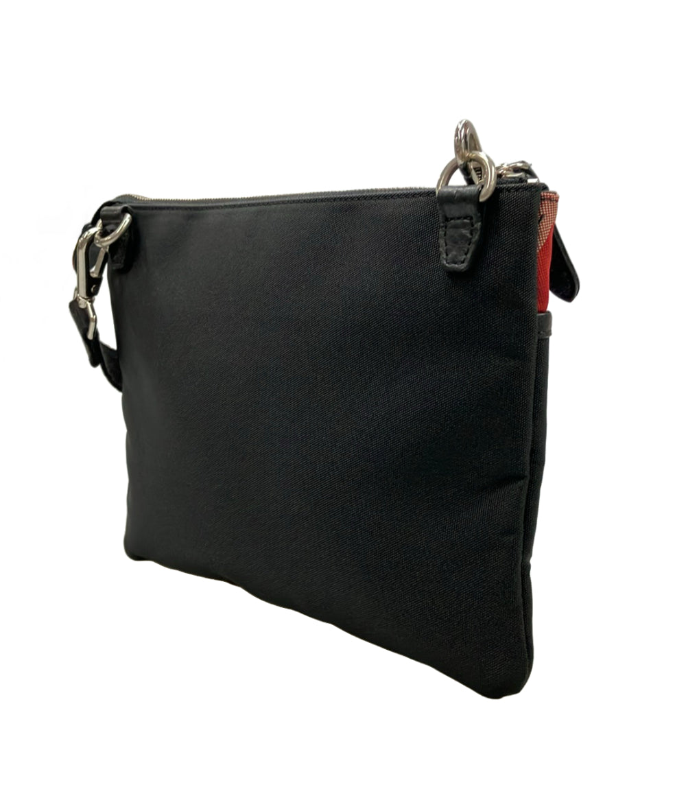 美品 BLACK LABEL CRESTBRIDGE ショルダーバッグ 斜め掛け ユニセックス ブラックレーベルクレストブリッジ