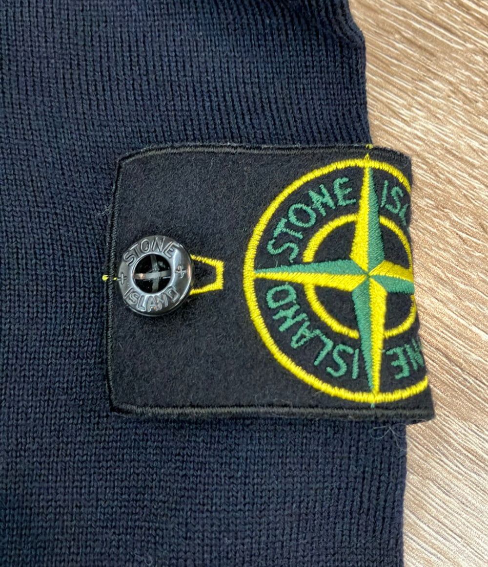 STONE ISLAND 長袖ニット クールネック ロゴパッチクルーネックジャンパー K2S155100071S00C4 メンズ SIZE M ストーンアイランド