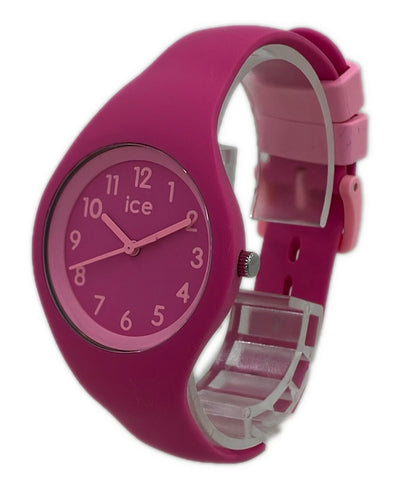 美品 ice watch 腕時計 クオーツ ピンク レディース アイスウォッチ