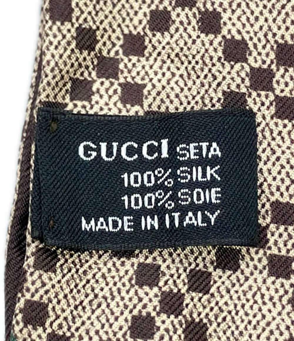 GUCCI リボンスカーフ シルク 100% GGチャーム付き 273804 3G001 2074