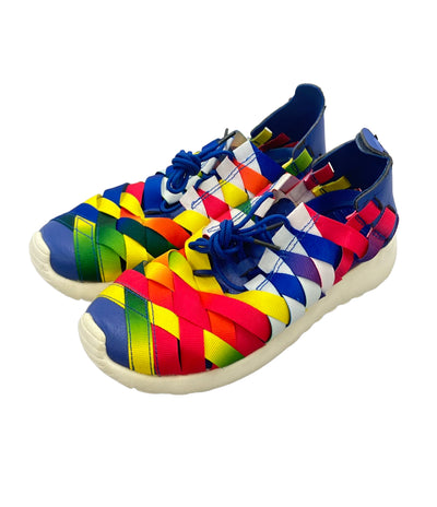訳あり NIKE ローカットスニーカー W ROSHERUN WOVEN PREMIUM 555553-400 レディース SIZE 22.5 ナイキ