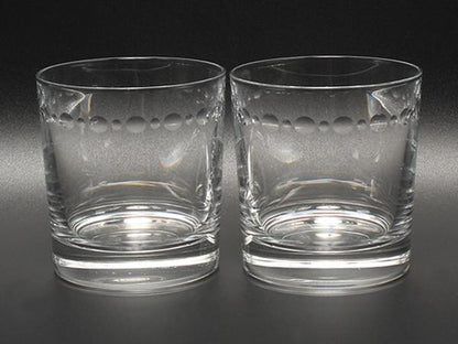 美品 ティファニー グラス タンブラー 2点セット ペア スウィング TIFFANY&Co.