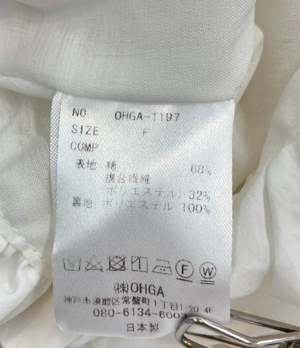 OHGA 半袖ブラウス レディース SIZE F (M) オオガ