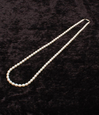 ネックレス 淡水パール 7×5mm レディース