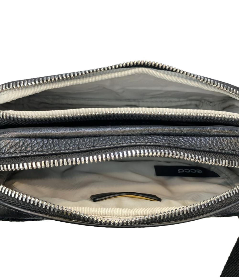 美品 エコー レザーウエストポーチ レディース ecco