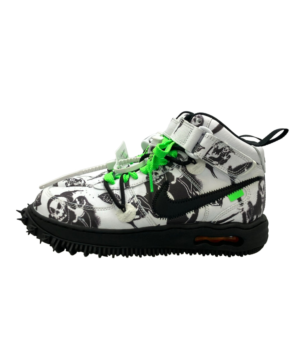 NIKE OFF-WHITE ハイカットスニーカー エアフォース1 ミッド DR0500-102 メンズ SIZE 25.0 ナイキ オフホワイト
