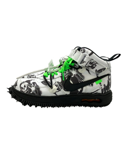 NIKE OFF-WHITE ハイカットスニーカー エアフォース1 ミッド DR0500-102 メンズ SIZE 25.0 ナイキ オフホワイト