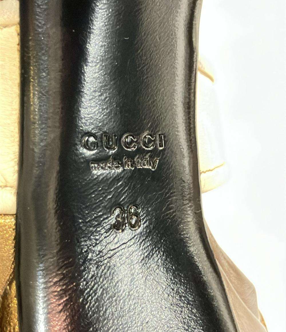 GUCCI レザーストラップサンダル レディース SIZE 36 (23cm) グッチ