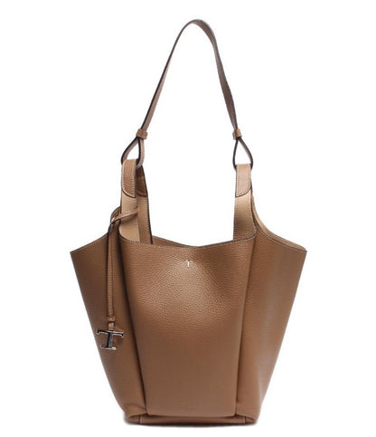 トッズ トートバッグ シルバー金具 バケット バッグ スモール カーフレザー レディース TOD’S