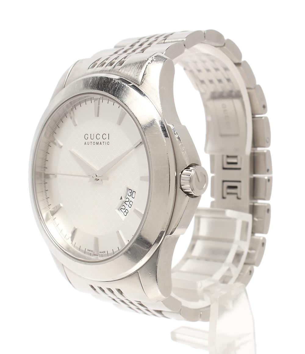 GUCCI 腕時計 Gタイムレス  G-Timeless 自動巻き シルバー 126.2 メンズ グッチ