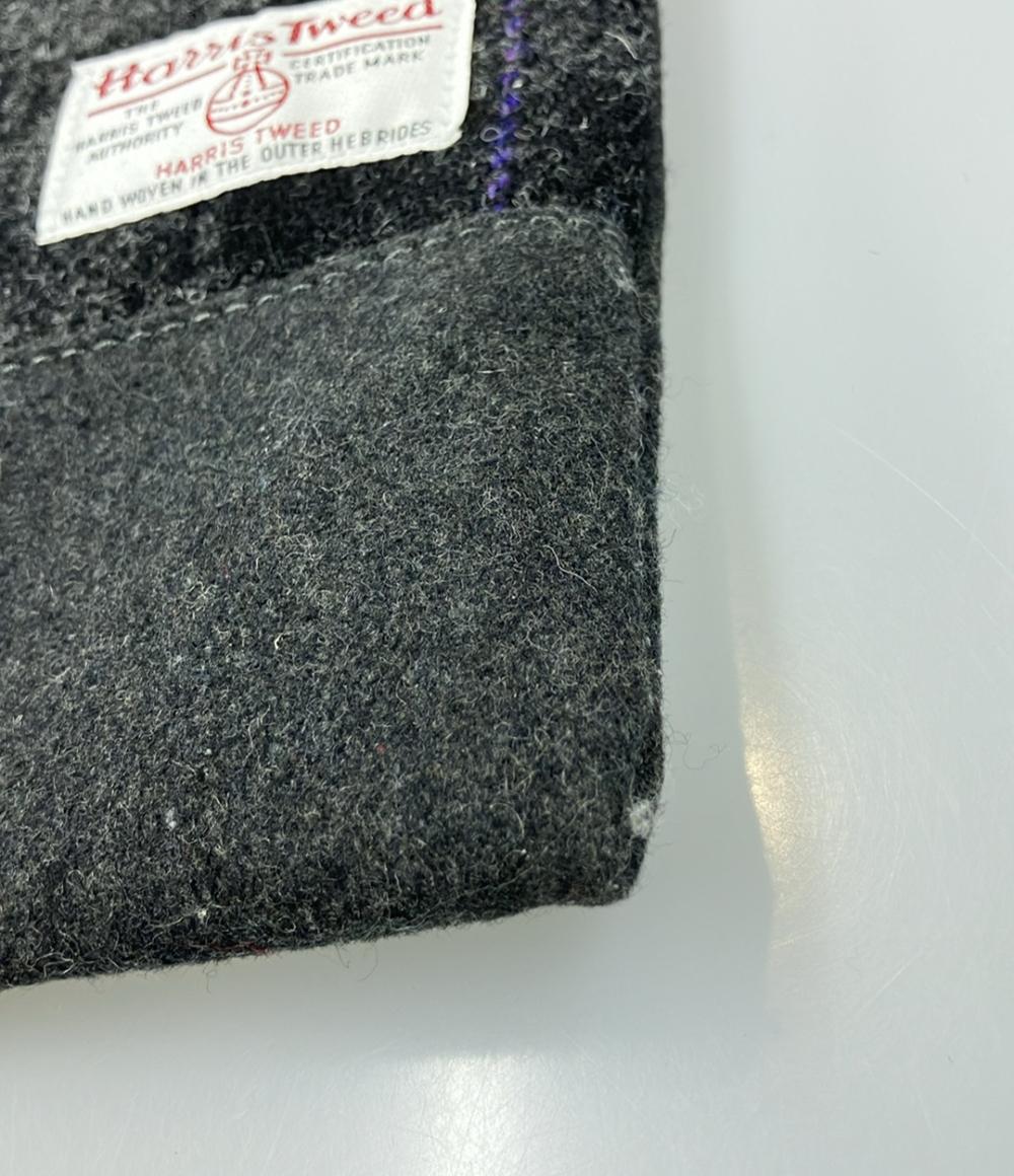 コーエン チェック柄クラッチバッグ x Harris Tweed メンズ coen