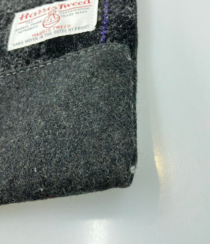 コーエン チェック柄クラッチバッグ x Harris Tweed メンズ coen