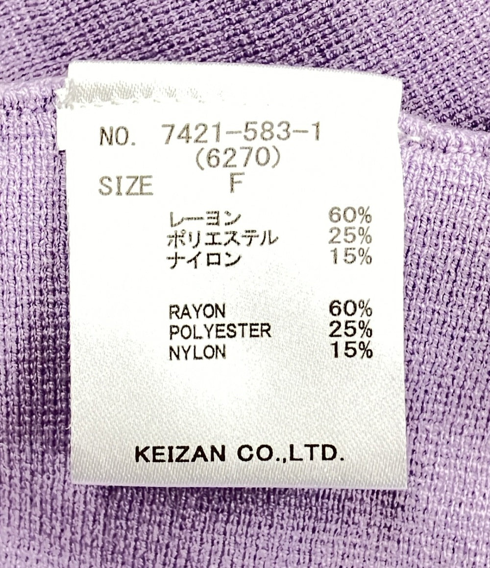 美品 ロイヤルパーティ ノースリーブ ニットワンピース レディース SIZE F (M) ROYAL PARTY