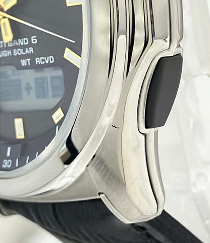 カシオ 腕時計 ソーラー ブラック WVA-M630 メンズ CASIO