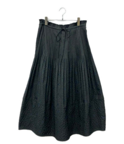 美品 Drawer ダブルプリーツスカート 6524-299-1719 レディース SIZE 38 ドゥロワー