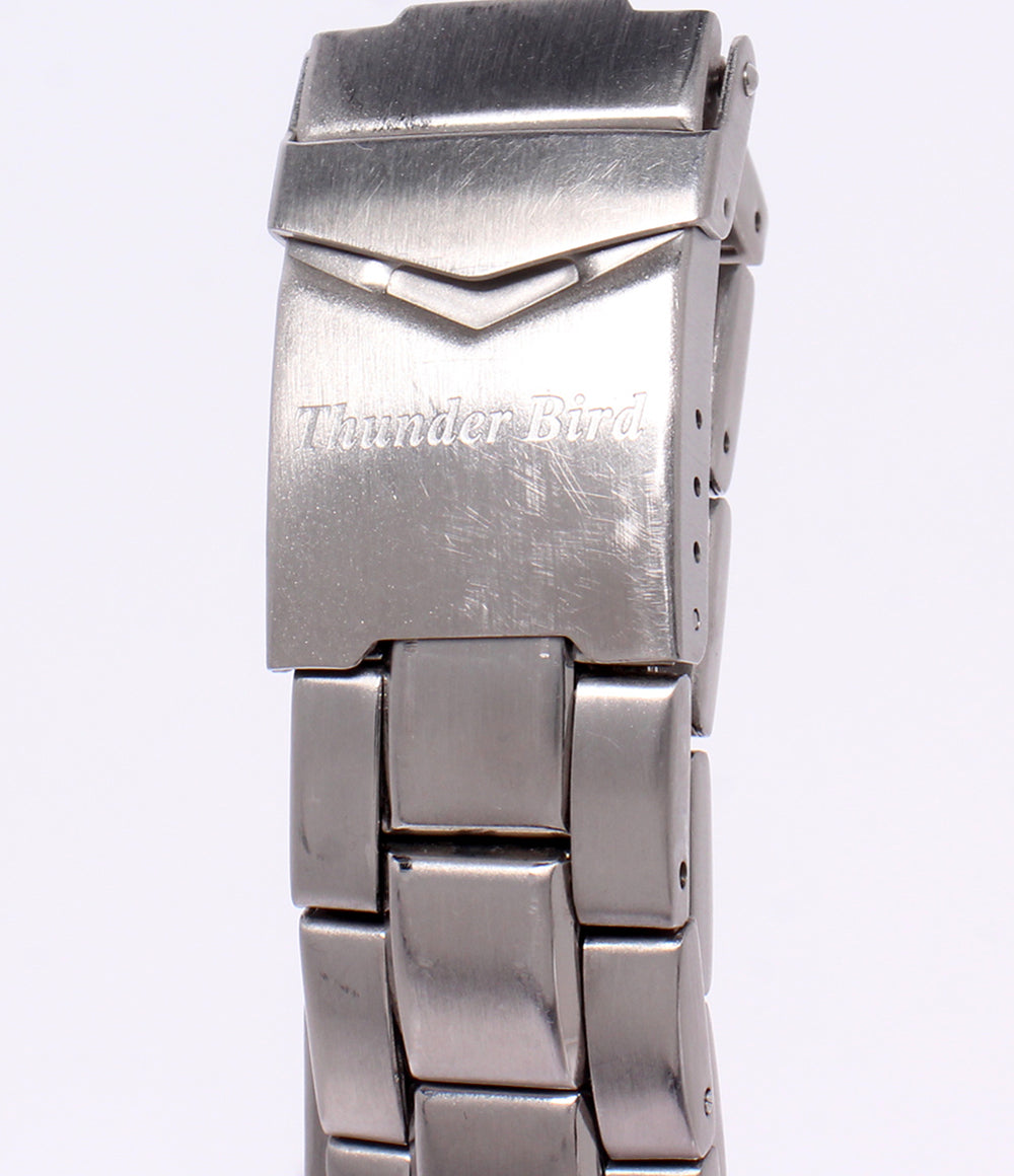 CITIZEN 腕時計 サンダーバード Thunder Bird クオーツ ブラック メンズ シチズン