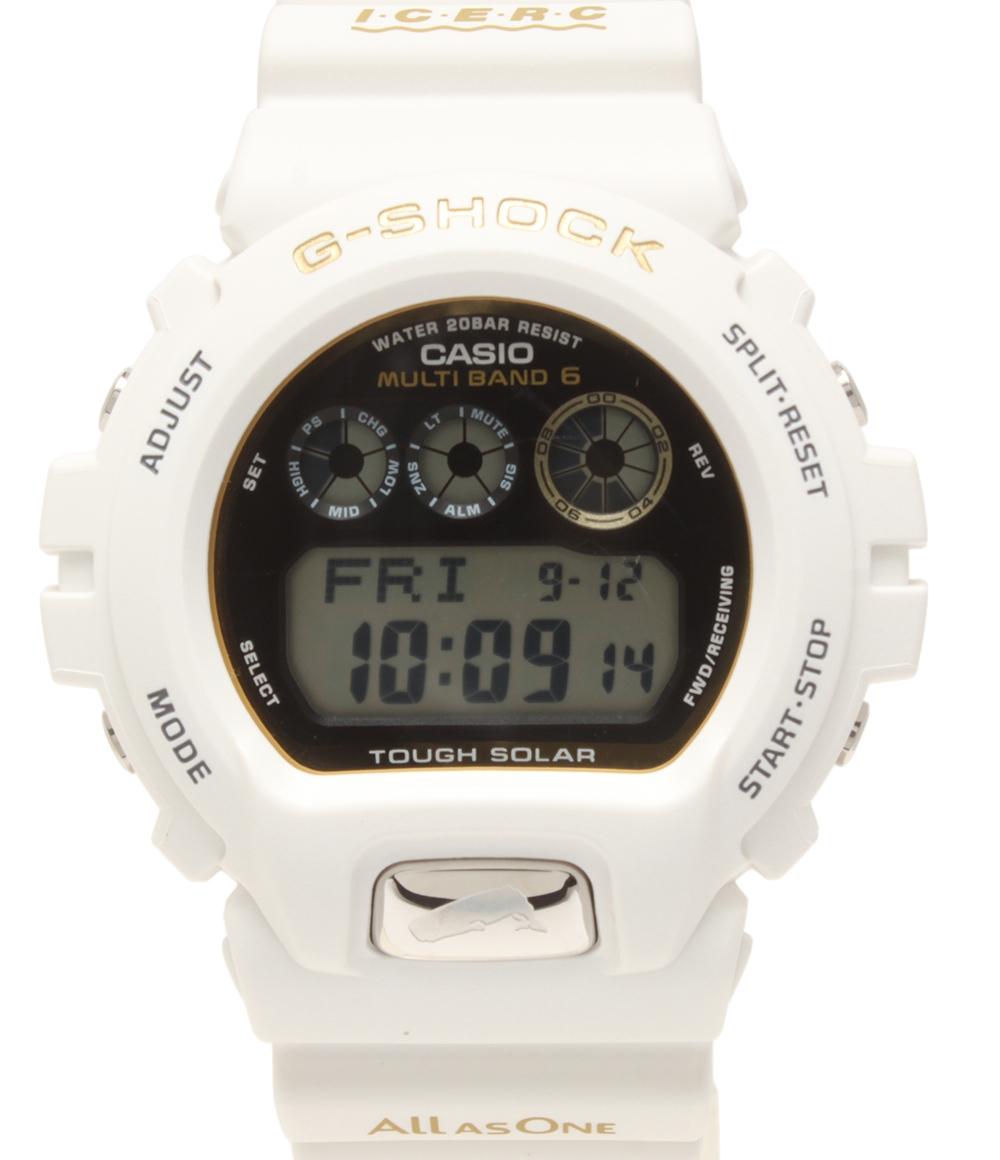 美品 カシオ 腕時計 イルカクジラ Love The Sea And The Earth G-SHOCK ソーラー GW-6904K-7JR メンズ CASIO